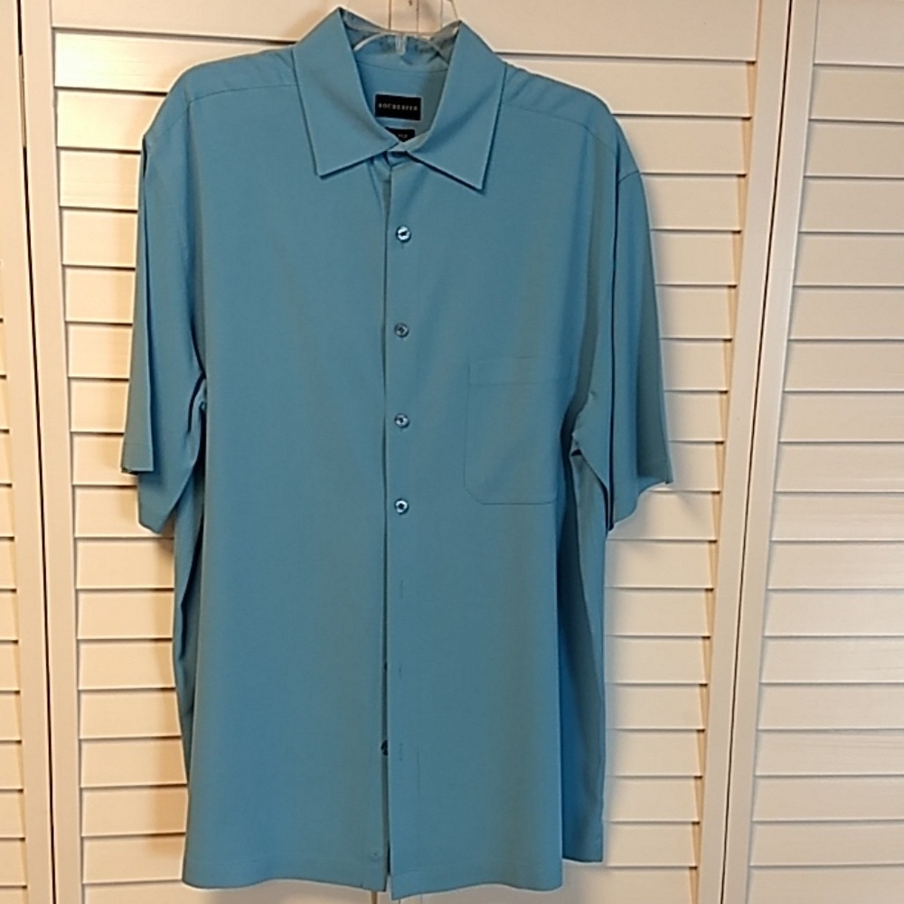 Light blue silk shirt